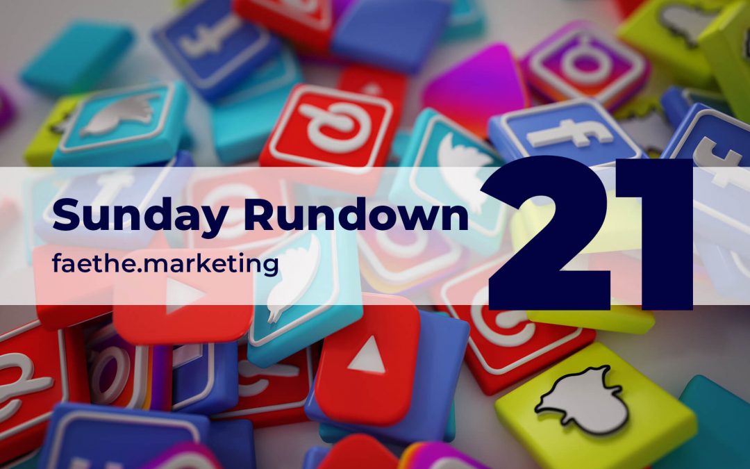 Sunday Rundown #21 – The power of social media