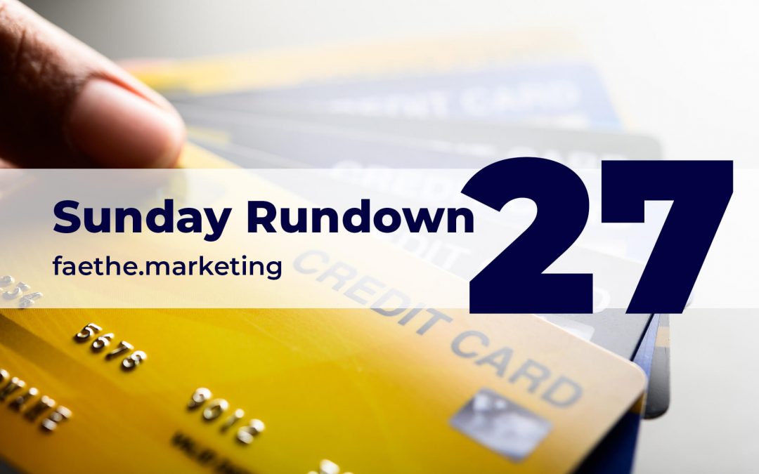 Sunday Rundown #27 – No privacy for credit card users