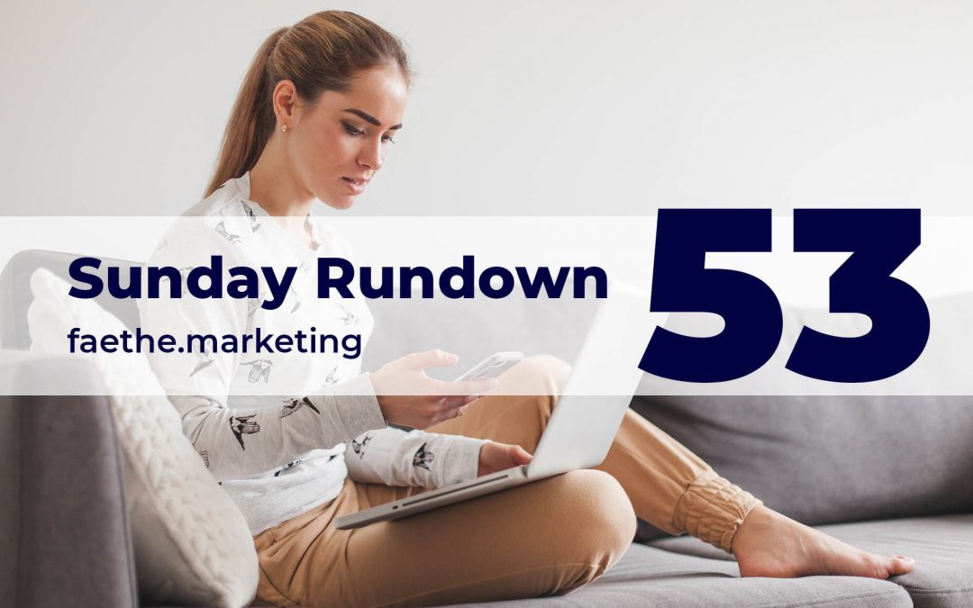 Sunday Rundown #53 – Up and Downvotes on FB