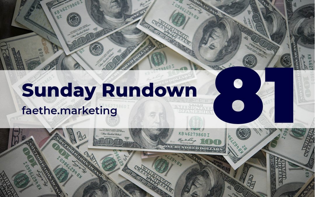 Sunday Rundown #81 – YT Shorts ad money