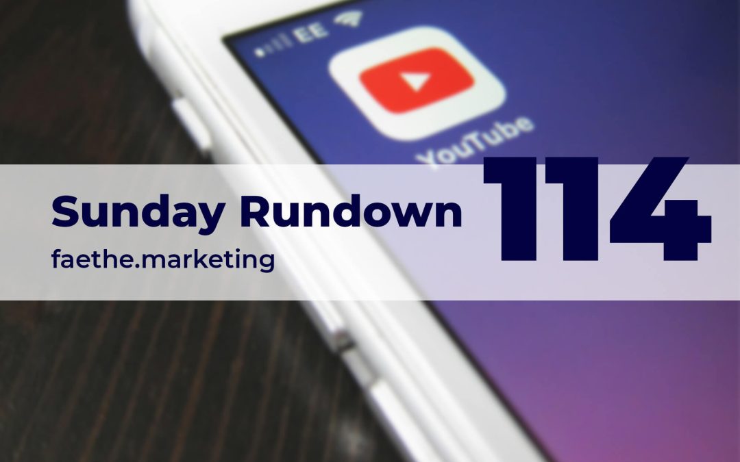 Sunday Rundown #114 – New Features for Shorts